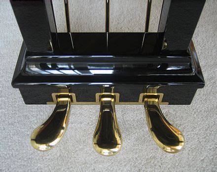 Piano pedals .